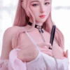 Nichang - E Cup 158cm/5.18ft Real Dolls Pink Hair Doll Senior Virgin Skinny Silicone+TPE Love Doll for Sal
