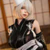 Yorha 2B No24-1 GameLady Doll Silicone 171cm/5.61ft Anime Cool Girl Curvy Fuck Dolls Cosplay ROS Head Sex Dolls