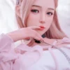 Nichang - E Cup 158cm/5.18ft Real Dolls Pink Hair Doll Senior Virgin Skinny Silicone+TPE Love Doll for Sal - Image 4